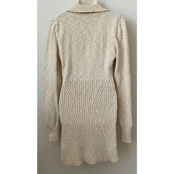 Free People Mont Blanc Sweater Mini Dress Bodycon Style Size Large - Picture 5 of 6